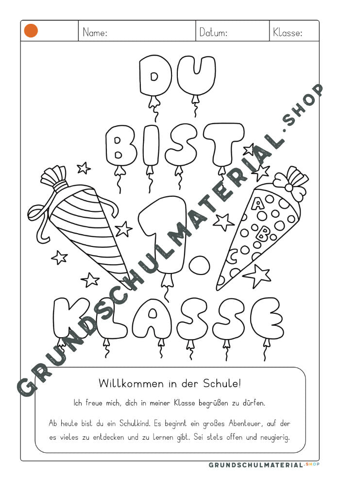 Einschulungsheft