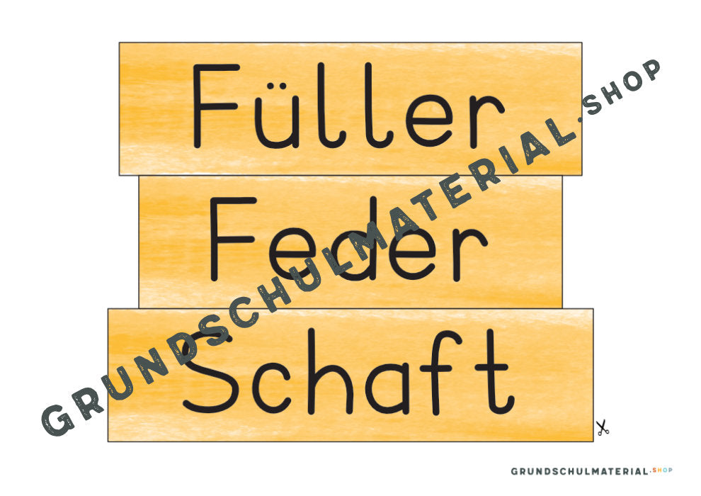 Materialpaket Füllerführerschein
