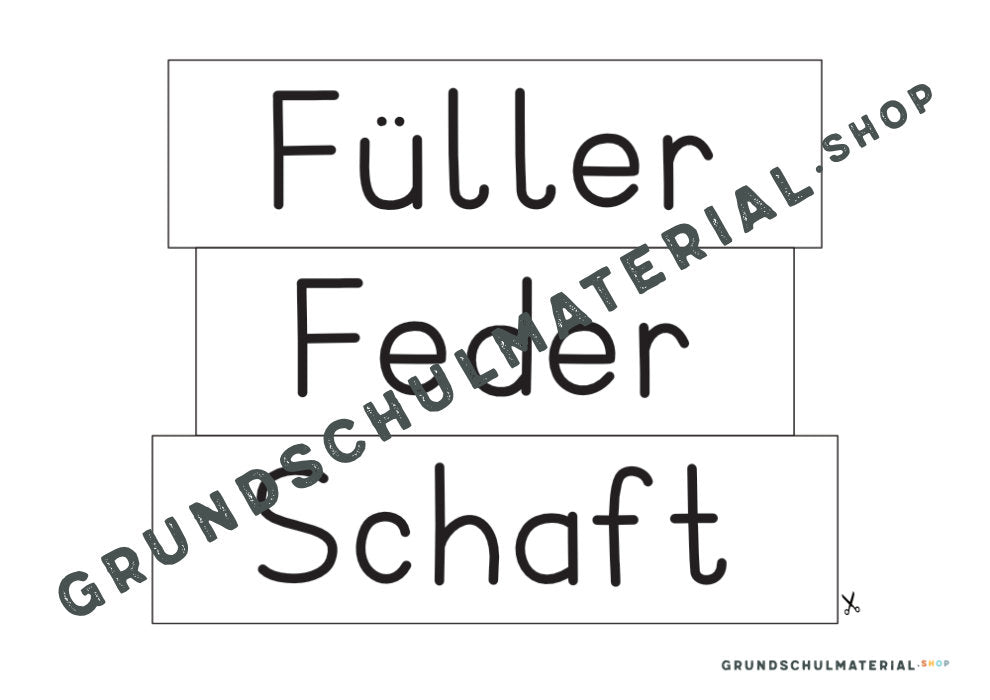 Materialpaket Füllerführerschein