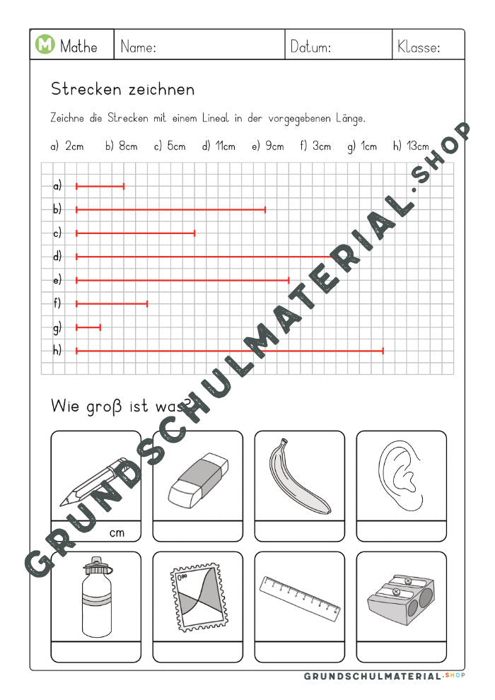 Materialpaket "Längen messen"