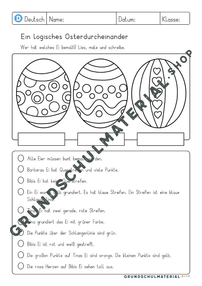 Logicals Ostern - "Ein logisches Osterdurcheiandner"