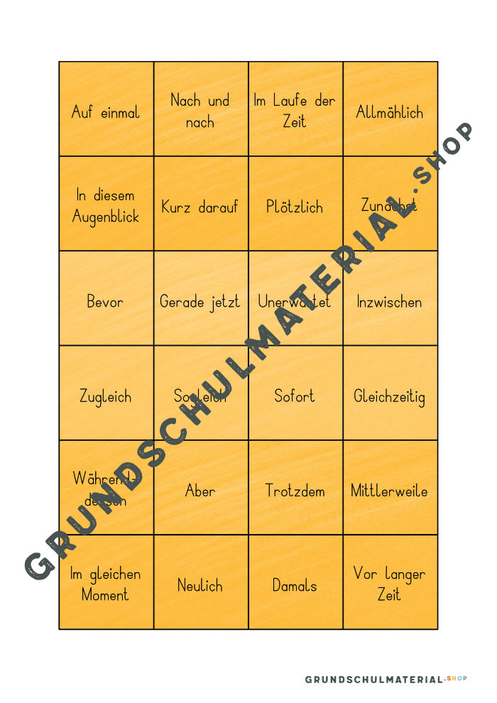 Materialpaket "Satzanfänge"