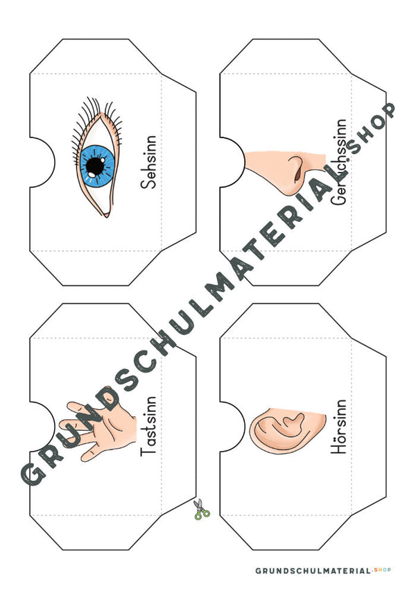 Materialpaket "Meine 5 Sinne"