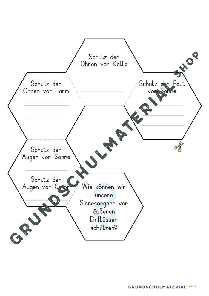 Materialpaket "Meine 5 Sinne"