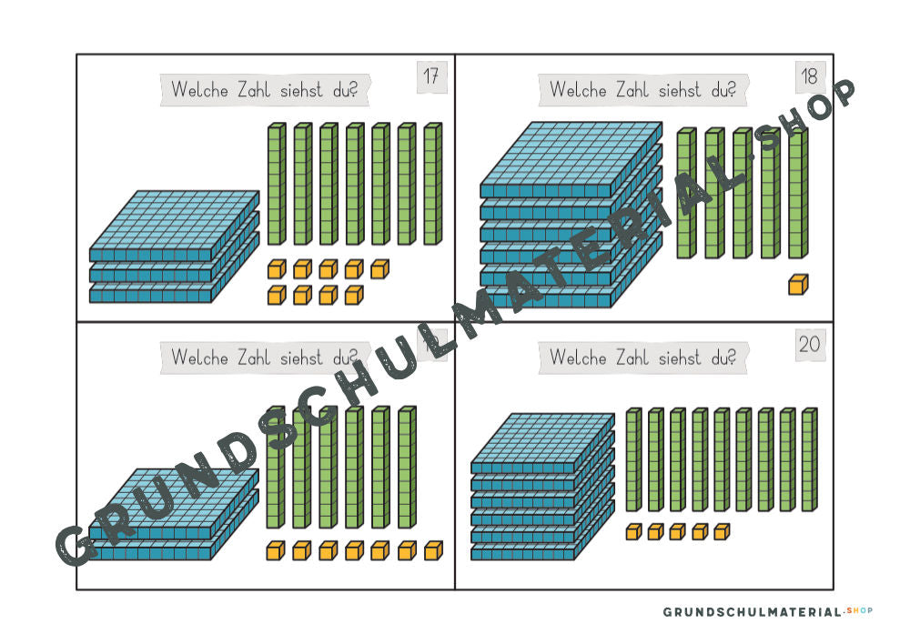 Materialpaket "Einführung in den Zahlenraum 1000"