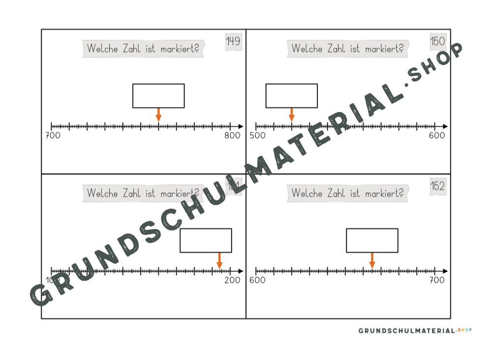 Materialpaket "Einführung in den Zahlenraum 1000"