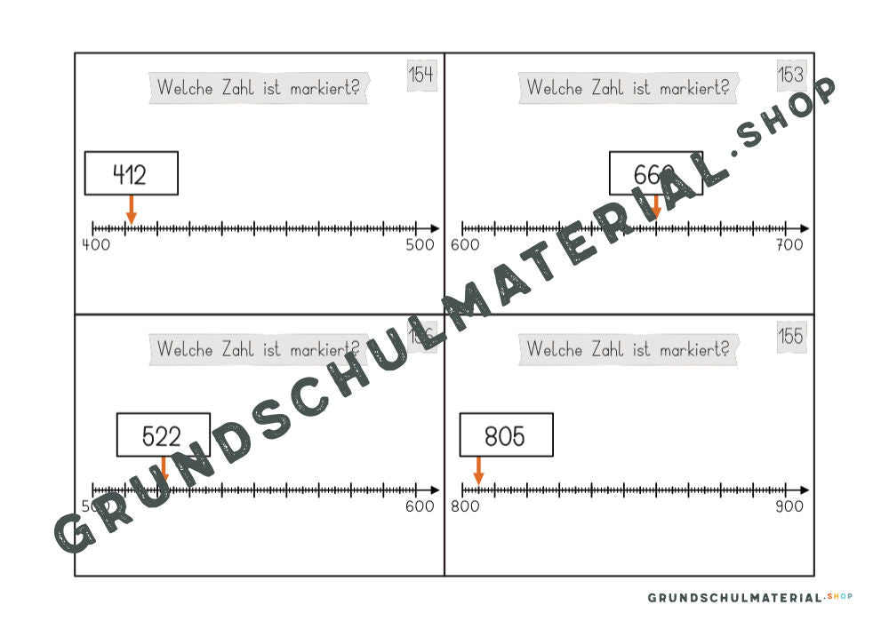 Materialpaket "Einführung in den Zahlenraum 1000"