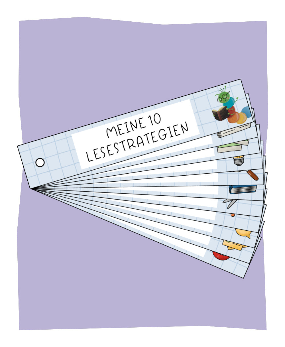 Fächer "Meine 10 Lesestrategien"