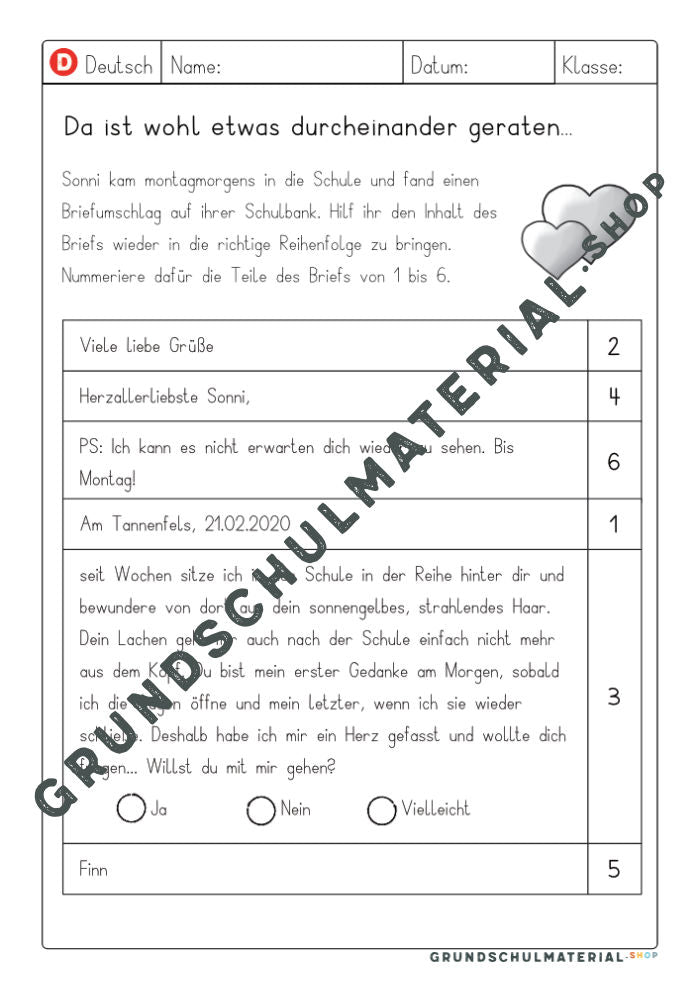 Materialpaket "Ich schreibe einen Brief"