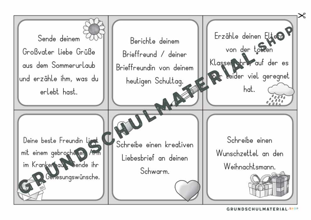 Materialpaket "Ich schreibe einen Brief"