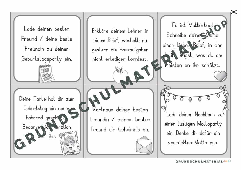 Materialpaket "Ich schreibe einen Brief"
