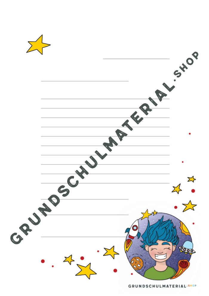 Briefpapier mit Luna & Finn