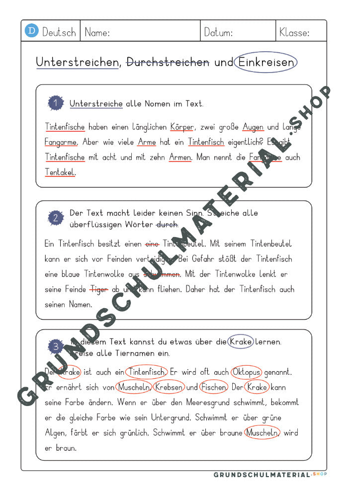 Materialpaket Füllerführerschein