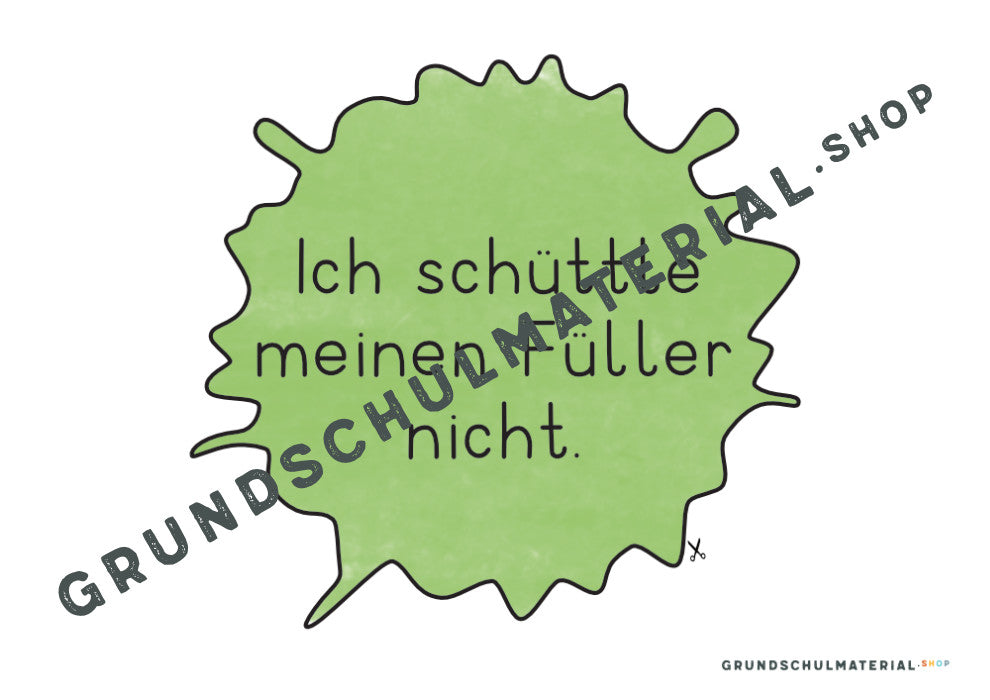 Materialpaket Füllerführerschein