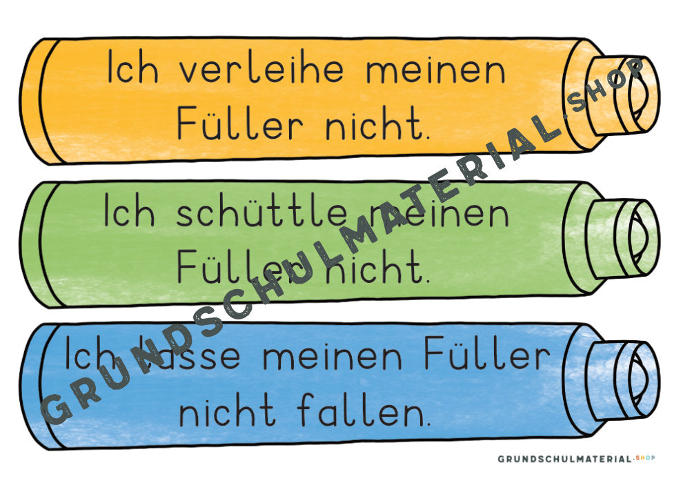 Materialpaket Füllerführerschein