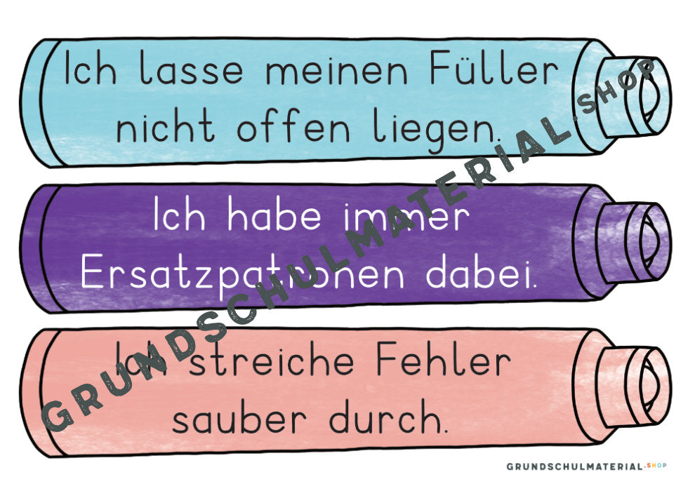 Materialpaket Füllerführerschein