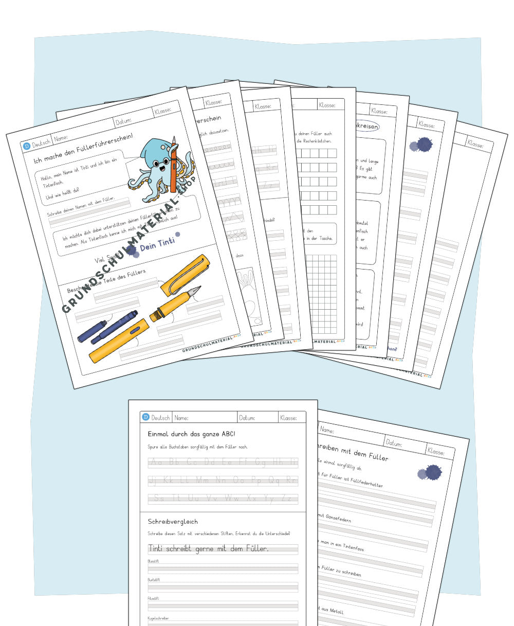 Füllerführerschein Arbeitsheft