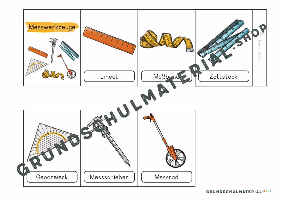 Materialpaket "Längen messen"