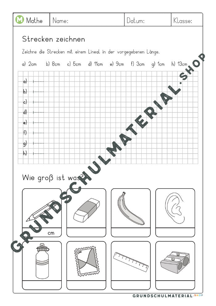Materialpaket "Längen messen"