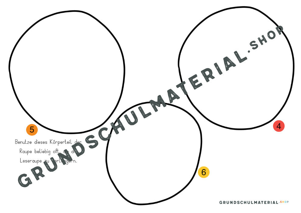 Materialpaket Leseraupe