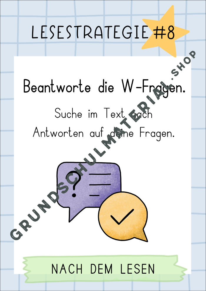 Materialpaket "Lesestrategien"