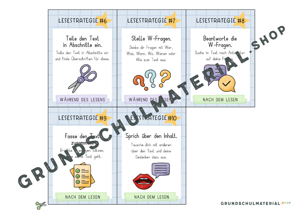 Materialpaket "Lesestrategien"