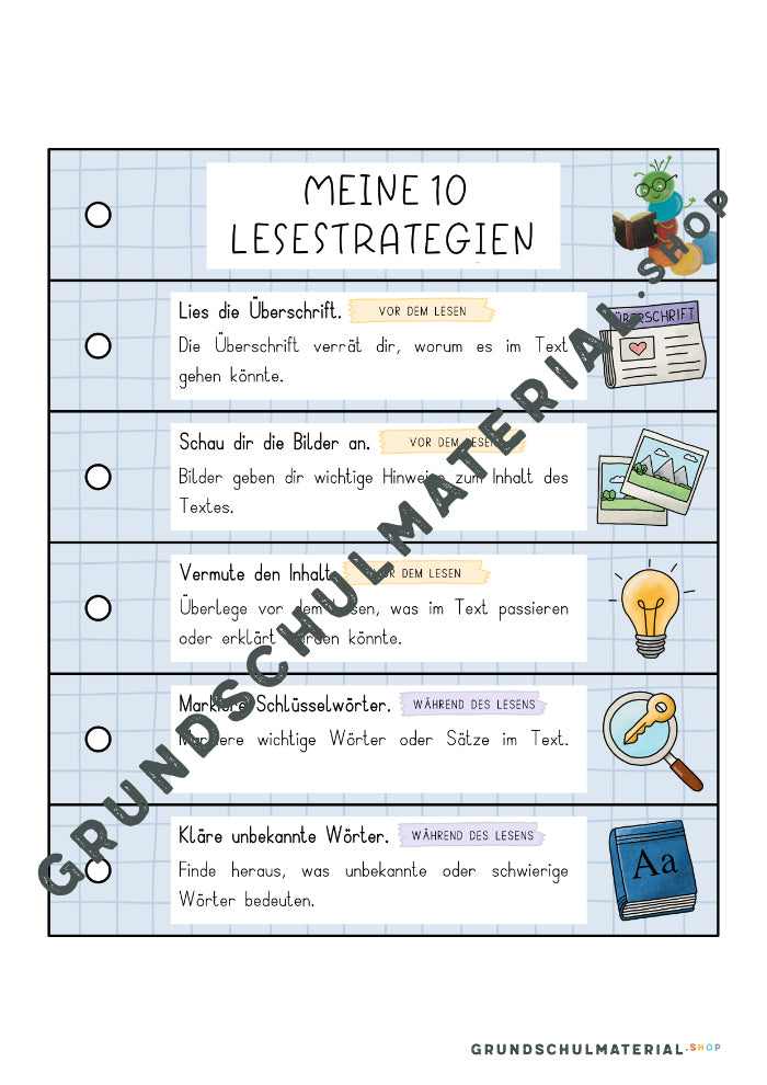 Materialpaket "Lesestrategien"