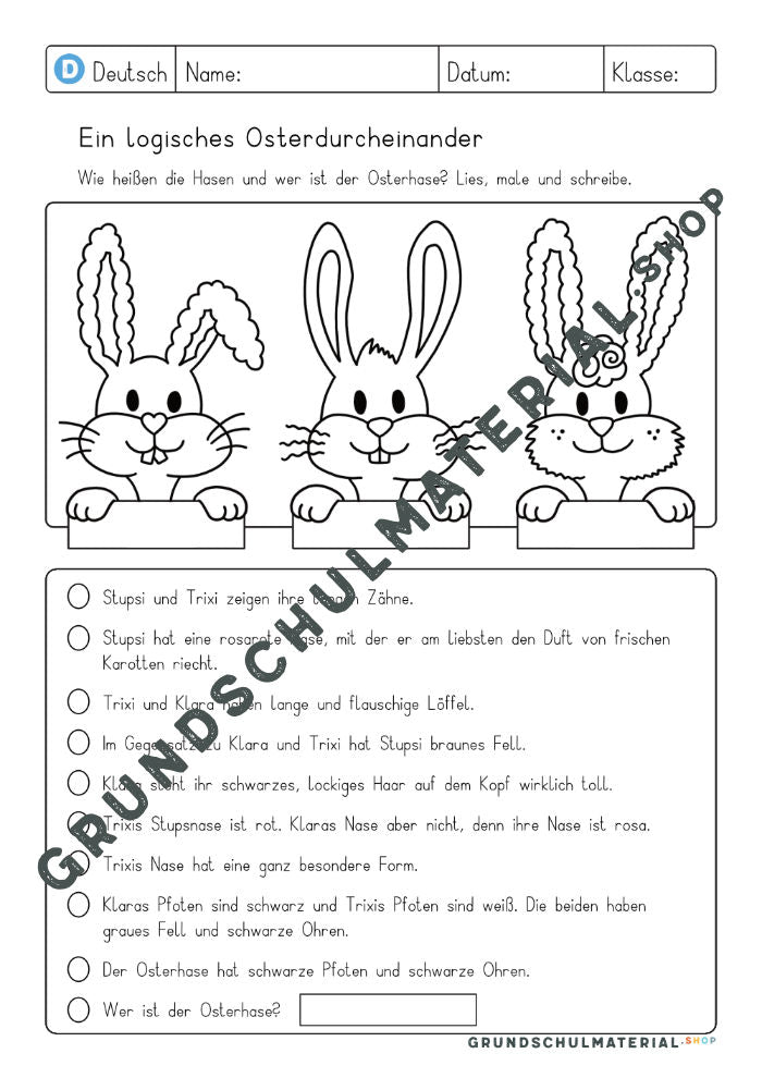 Logicals Ostern - "Ein logisches Osterdurcheiandner"