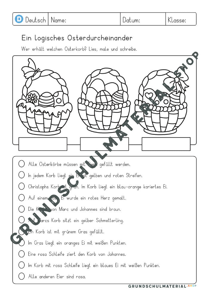 Logicals Ostern - "Ein logisches Osterdurcheiandner"