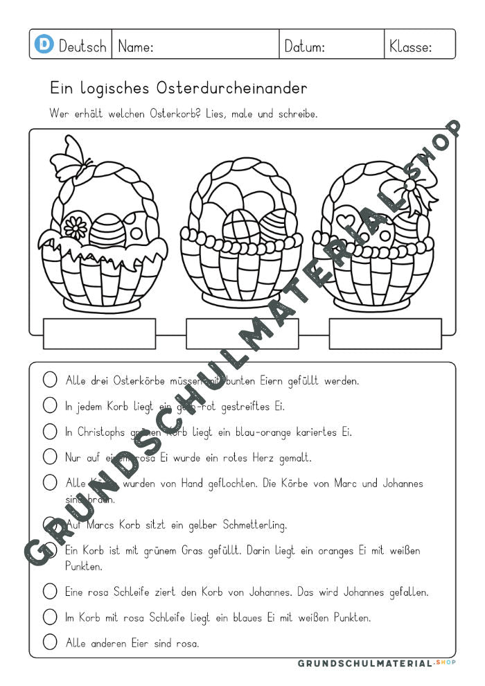 Logicals Ostern - "Ein logisches Osterdurcheiandner"