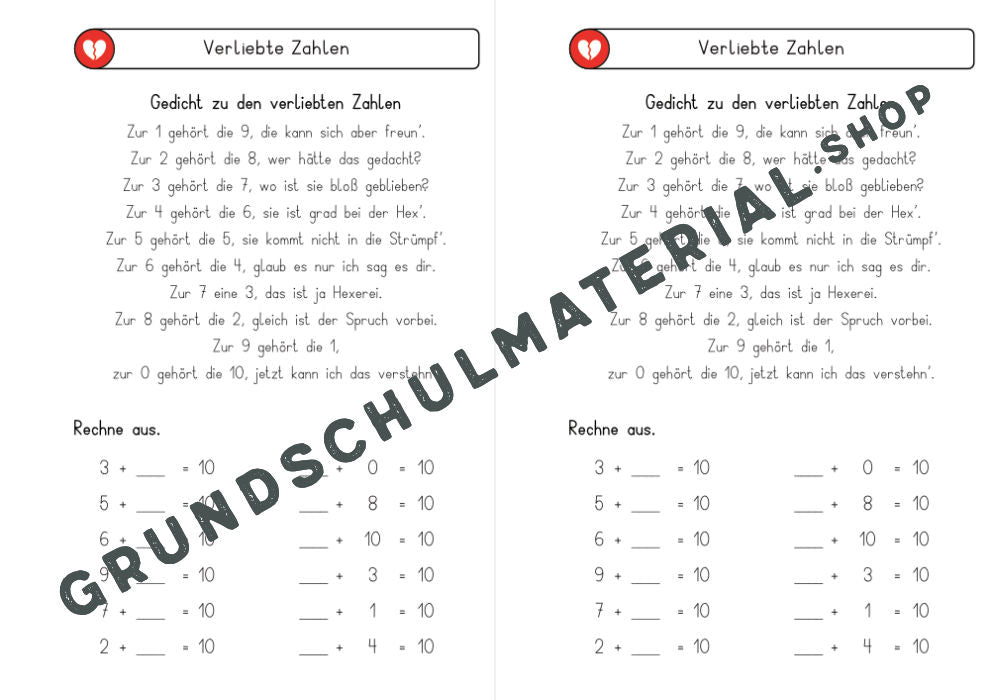 Materialpaket Rechentricks im ZR 20