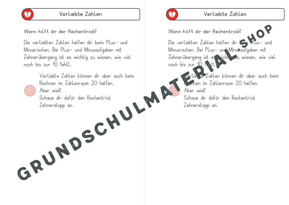 Materialpaket Rechentricks im ZR 20