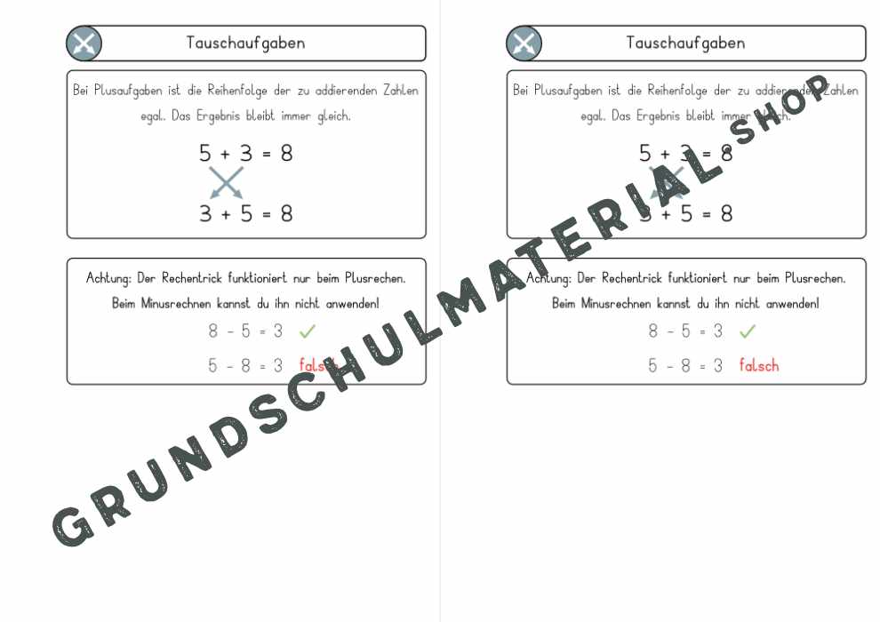 Materialpaket Rechentricks im ZR 20