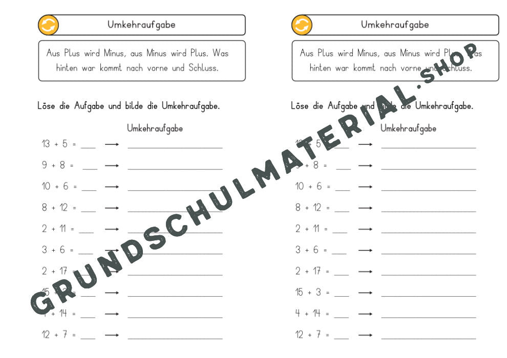 Materialpaket Rechentricks im ZR 20