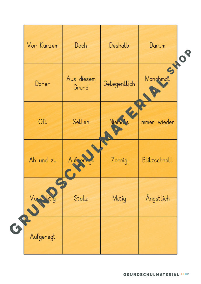 Materialpaket "Satzanfänge"