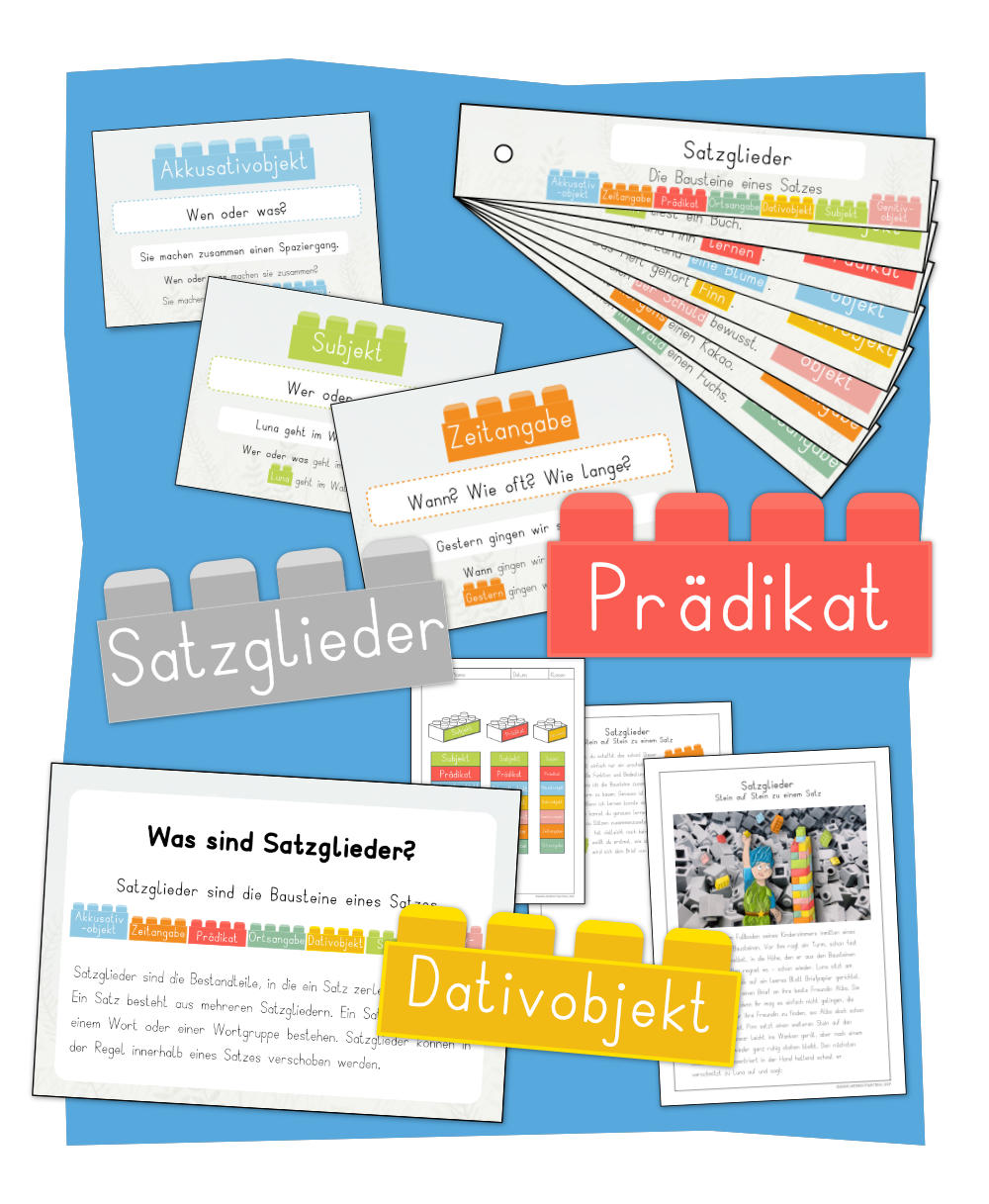 Materialpaket Satzglieder
