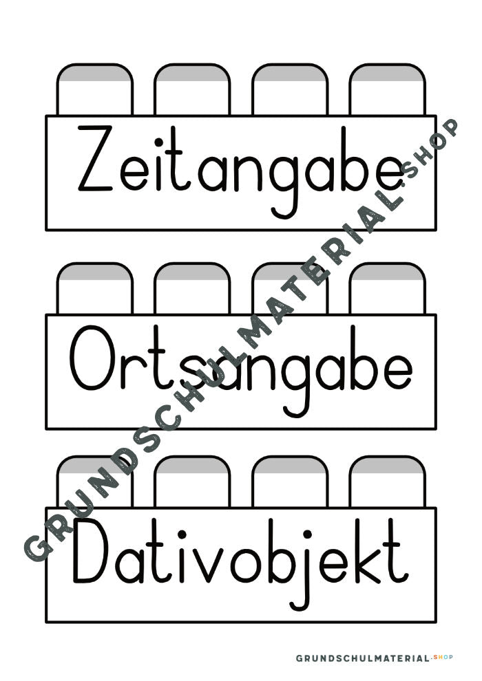 Materialpaket Satzglieder