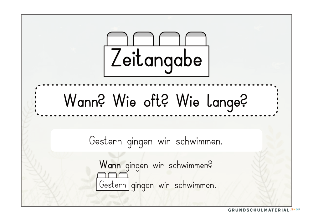 Materialpaket Satzglieder