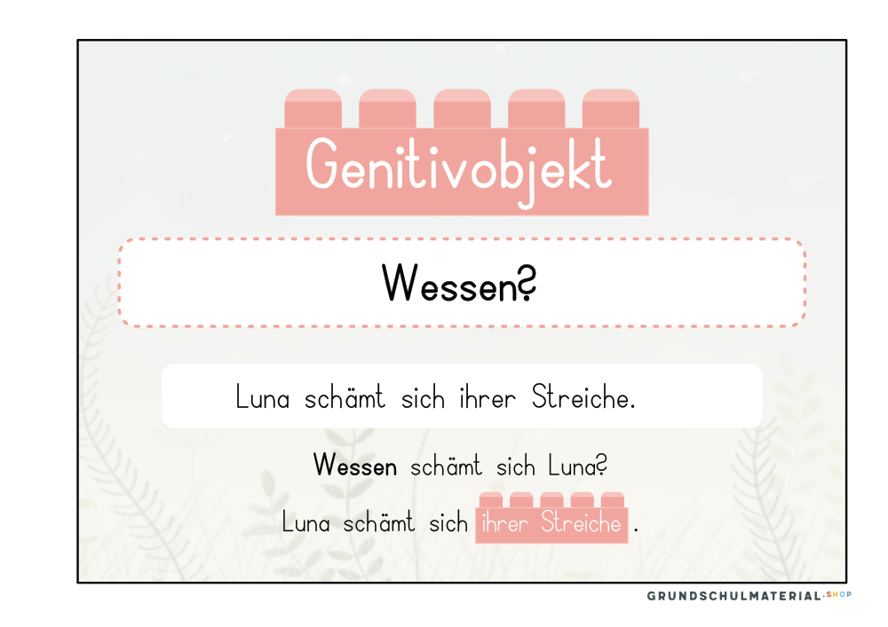 Materialpaket Satzglieder