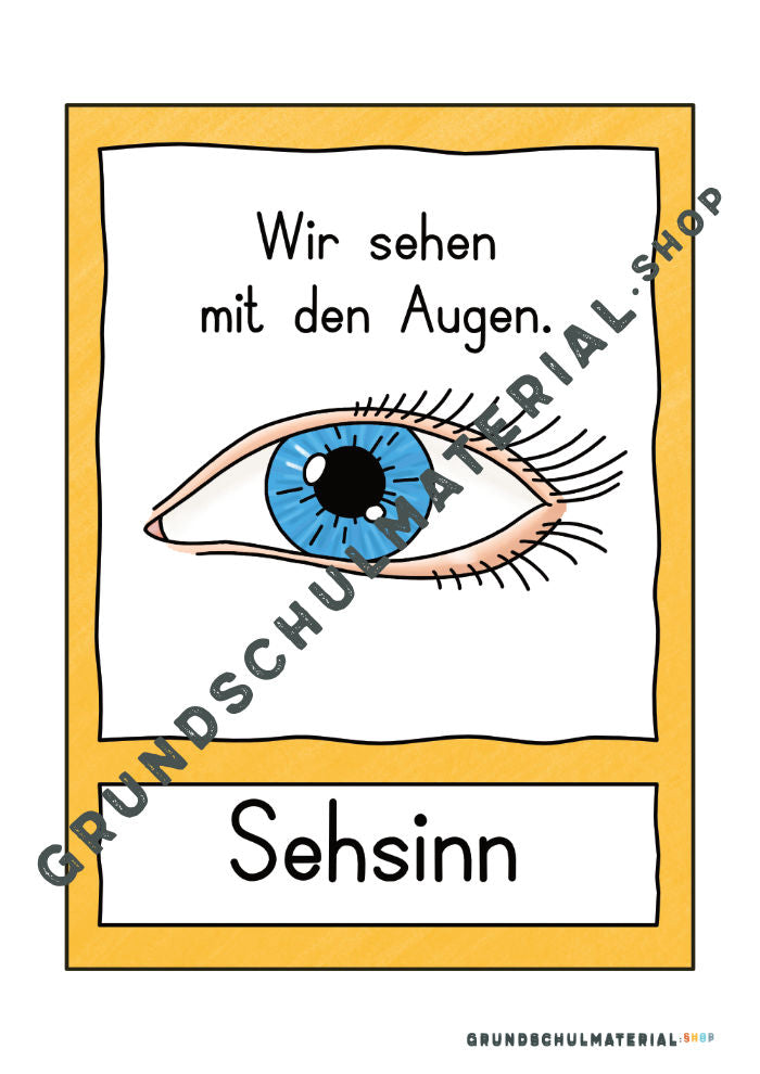 Materialpaket "Meine 5 Sinne"