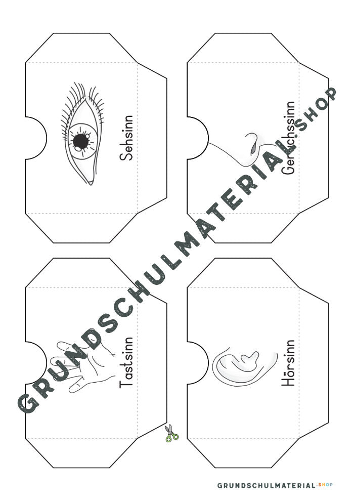 Materialpaket "Meine 5 Sinne"