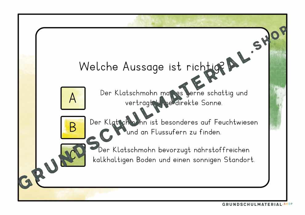 Materialpaket "Lebensraum Wiese"
