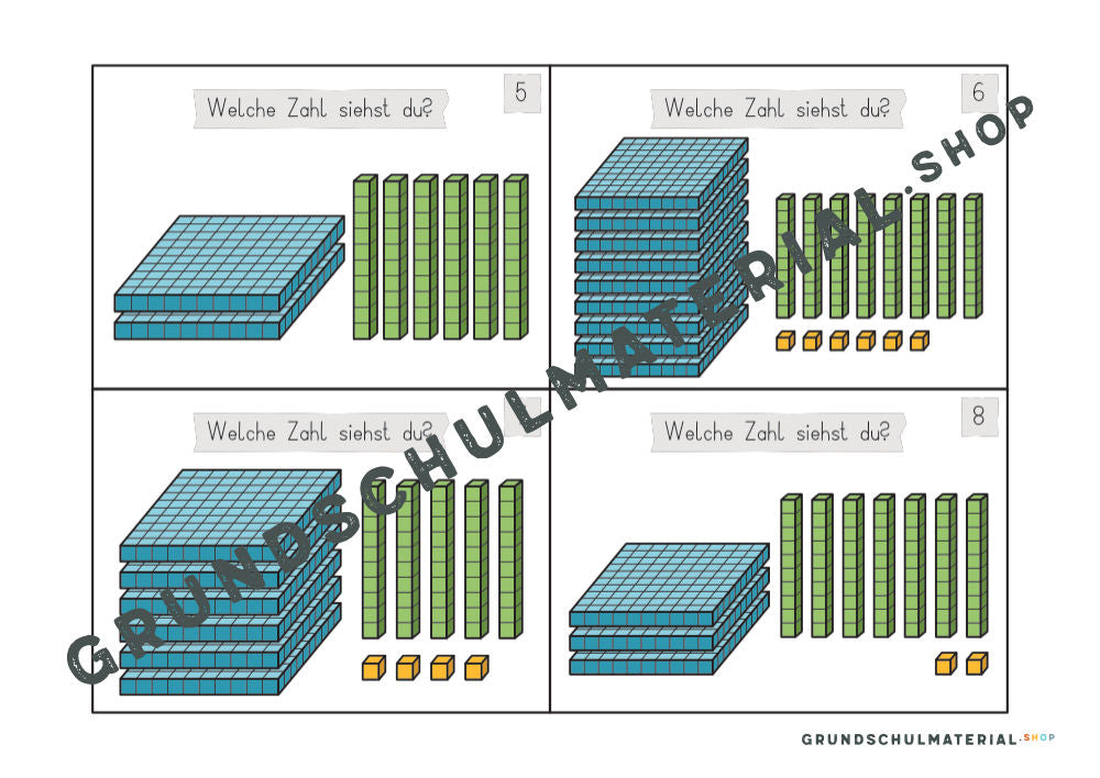 Materialpaket "Einführung in den Zahlenraum 1000"