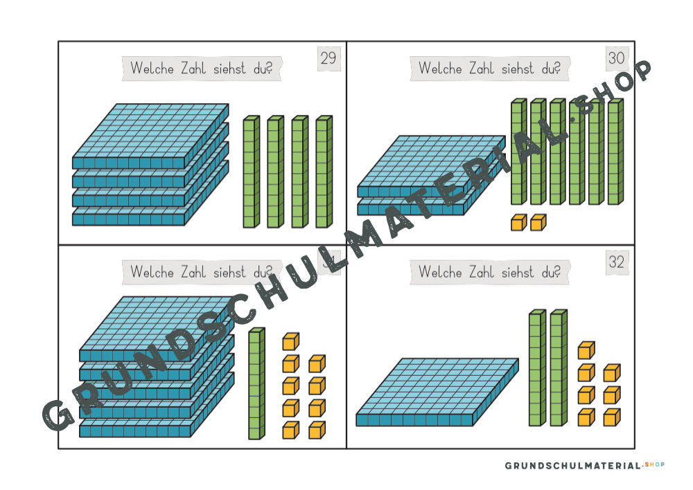 Materialpaket "Einführung in den Zahlenraum 1000"