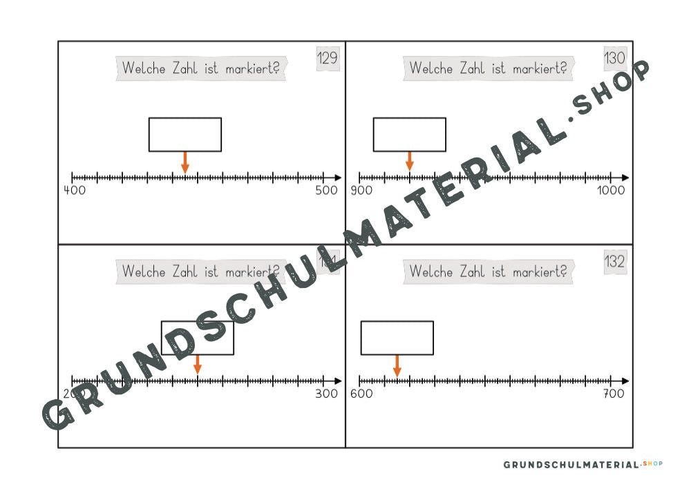 Materialpaket "Einführung in den Zahlenraum 1000"