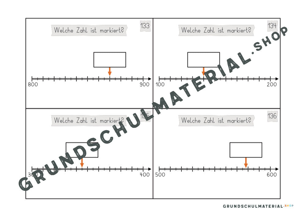 Materialpaket "Einführung in den Zahlenraum 1000"