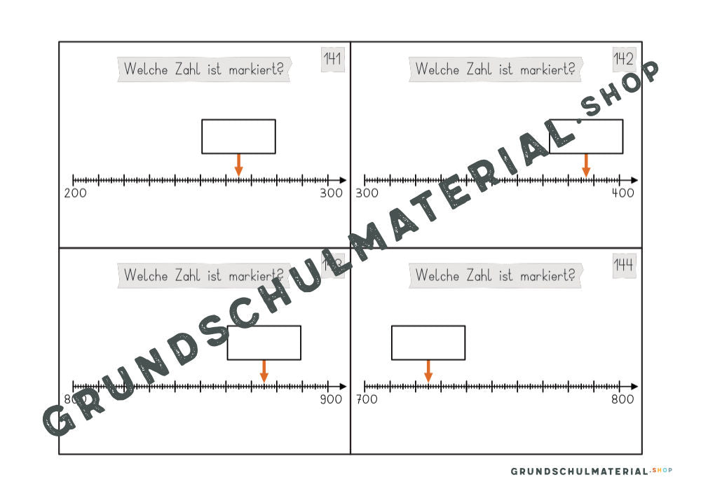 Materialpaket "Einführung in den Zahlenraum 1000"