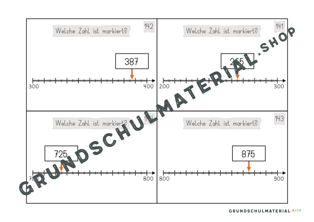 Materialpaket "Einführung in den Zahlenraum 1000"