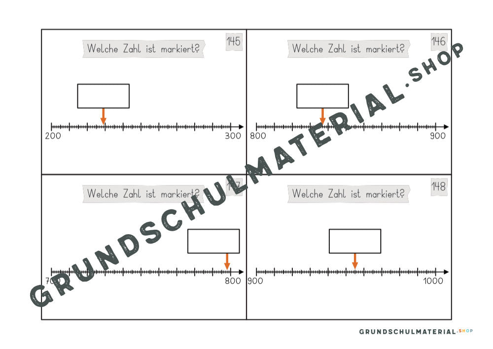 Materialpaket "Einführung in den Zahlenraum 1000"