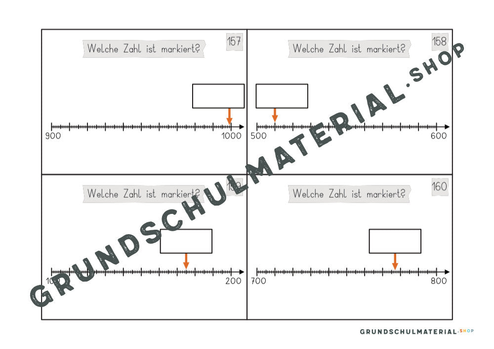 Materialpaket "Einführung in den Zahlenraum 1000"